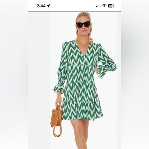 Kelly Green Cotton Poplin Kenzo Dress